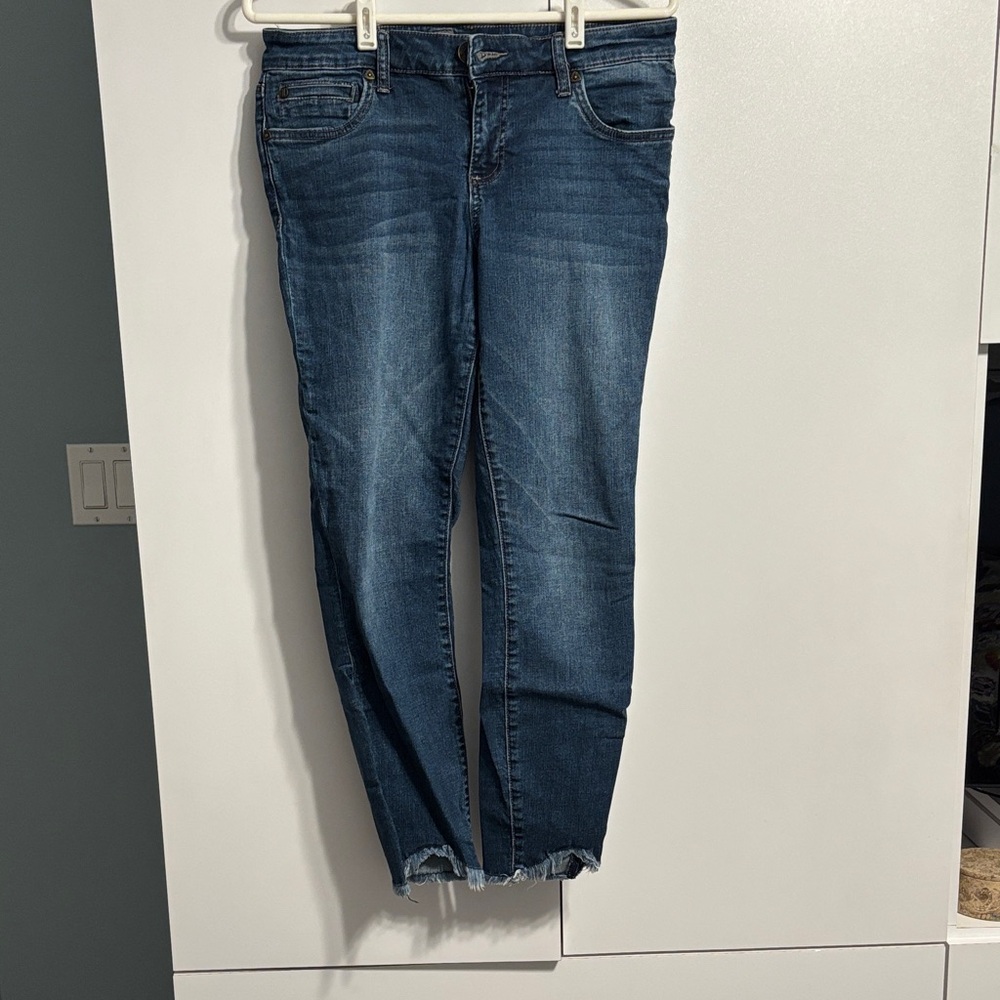 Kut from the Kloth Dark Blue Ankle Jeans